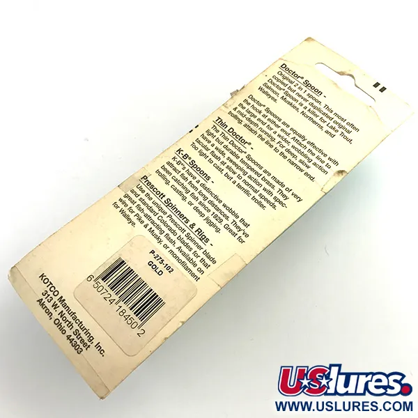 Prescott Spinner Little Doctor 275 Cucharilla, Cobre, 21g, #5959