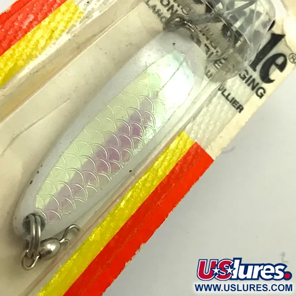 Luhr Jensen Krocodile Die #3 Cucharilla, White Pearl, 14g, #5970