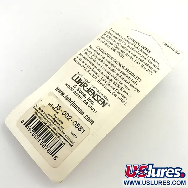 Luhr Jensen Loco 2 Cucharilla, Blanco Perla/Holograma, 7g, #5974