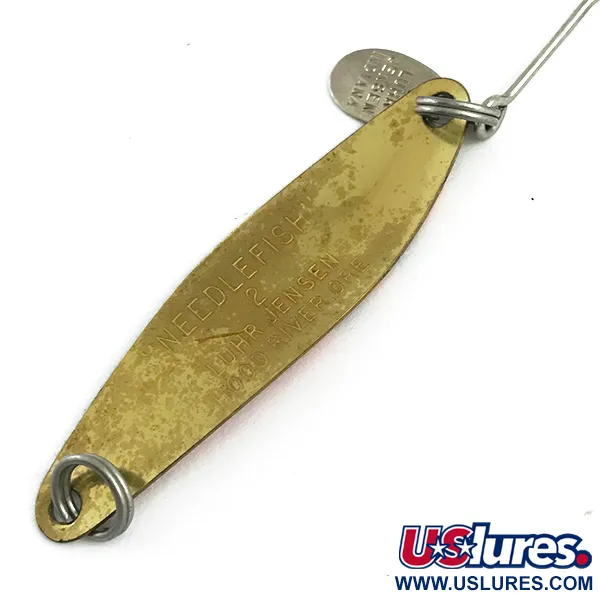 Luhr Jensen Needlefish 2 Cucharilla, Fire Tiger, 2.66g, Hoja, #5975