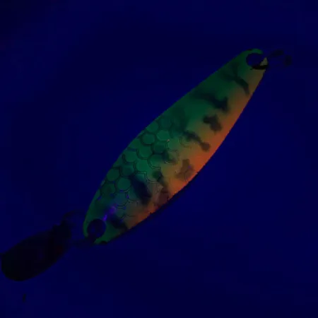 Luhr Jensen Needlefish 2 Cucharilla, Fire Tiger, 2.66g, Hoja, #5975