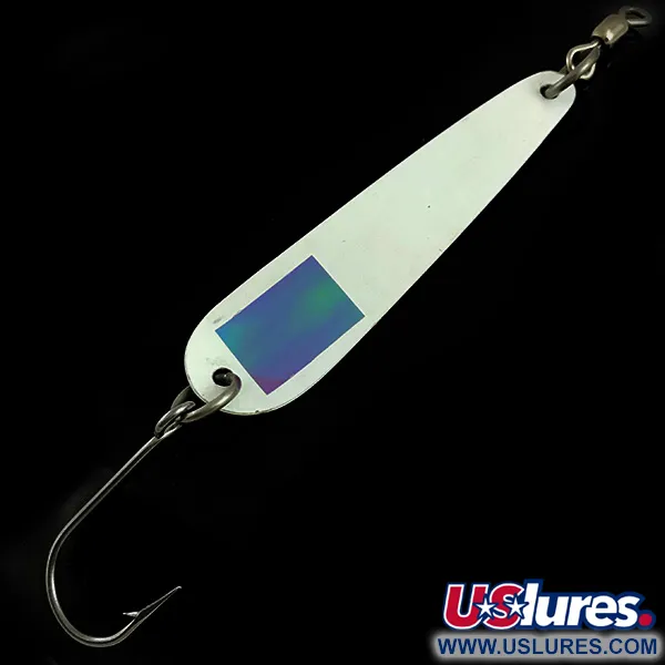 Luhr Jensen Needlefish Cucharilla Curricán, Blanco/Rojo/Verde, #5977