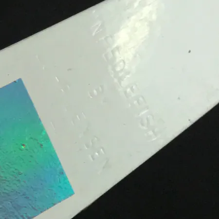 Luhr Jensen Needlefish Cucharilla Curricán, Blanco/Rojo/Verde, #5977