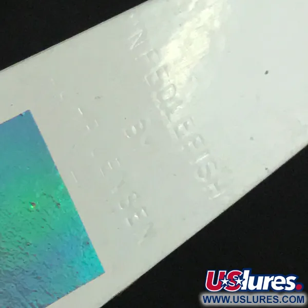 Luhr Jensen Needlefish Cucharilla Curricán, Blanco/Rojo/Verde, #5977