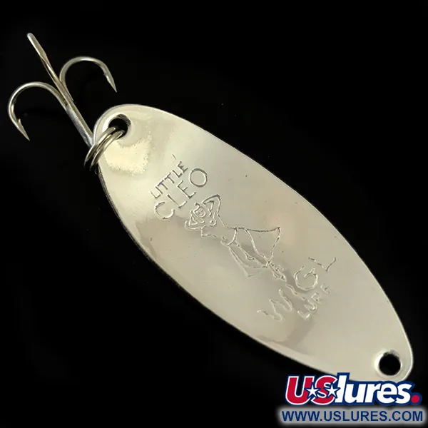 Cucharilla Seneca Little Cleo Glow, Blanco/Verde/Níquel, 14g, Hula Girl, #5981