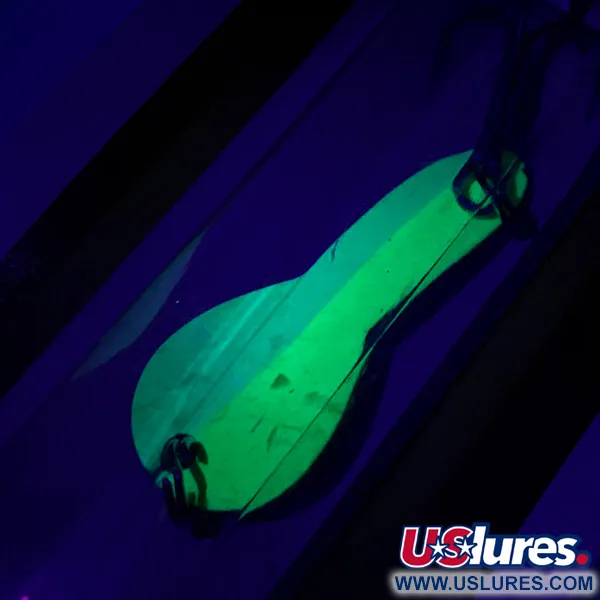 Cucharilla Luhr Jensen Loco 1Glow, Blanco/Verde, 4g, UV Glow, #5303-001-0188