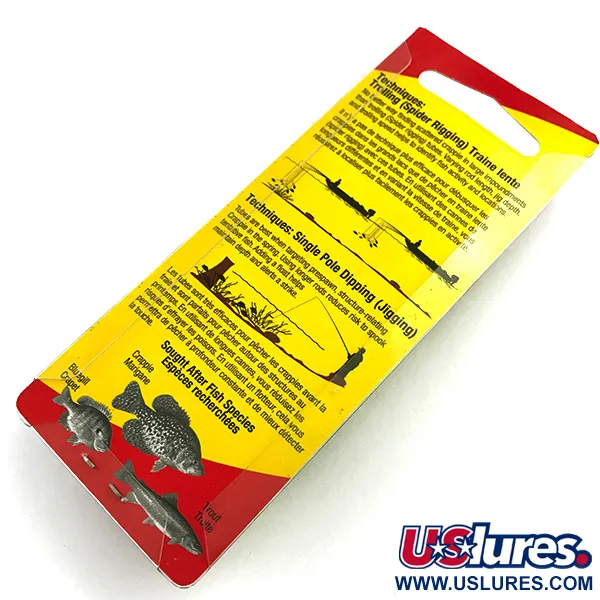 Johnson Crappie Buster UV Tube, Verde/Chartreuse, 4.5cm, UV, #6020