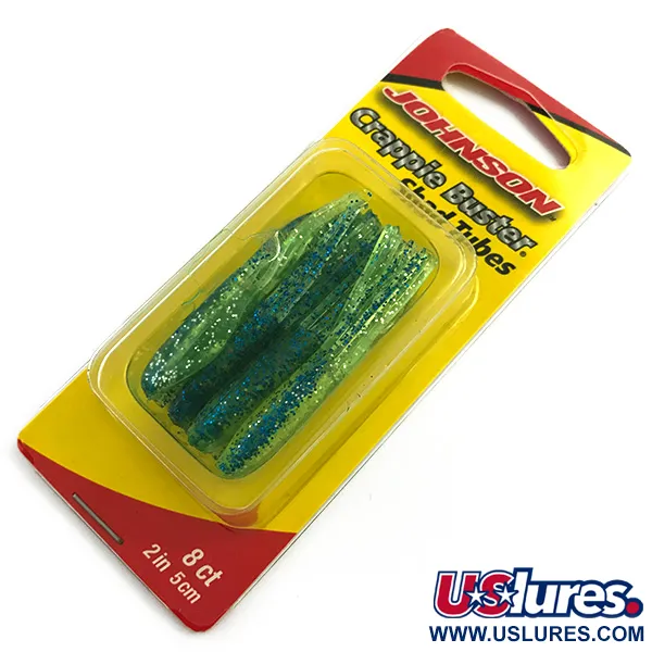 Johnson Crappie Buster Shad Tubes UV vinilo