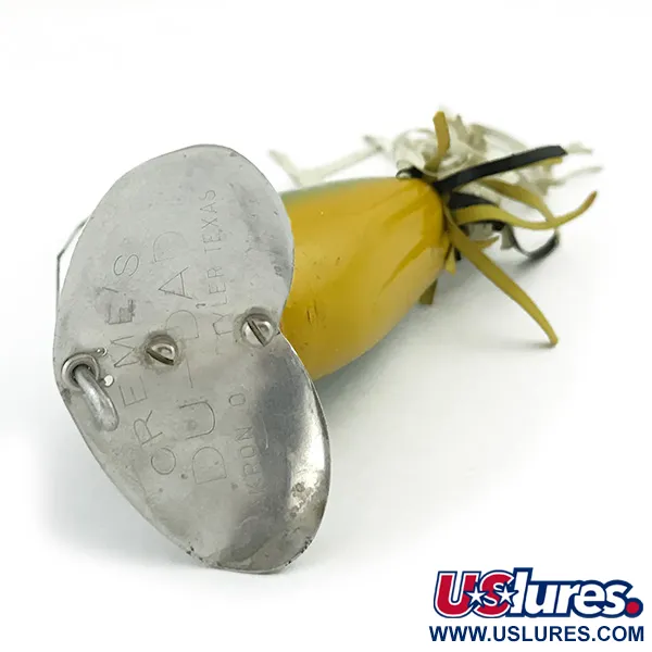 Creme Weedless Du-Dad Señuelo Anti-algas, Perca, 11g, Babero Metal, #6033