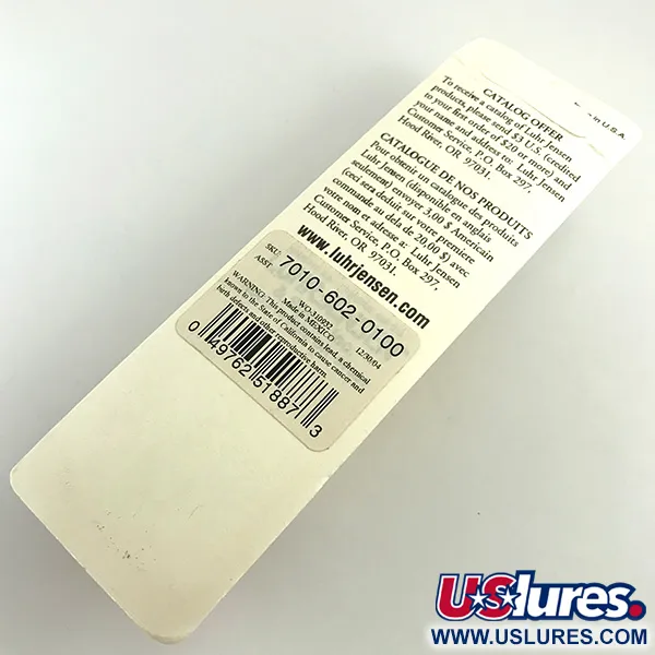 Luhr Jensen P.J.POP, Pearl / Red, 17g, Señuelo popper de madera #7158