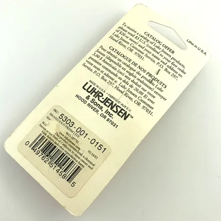 Luhr Jensen Loco 1 Cucharilla, Dorado, 4g, Prism Lite, #6052