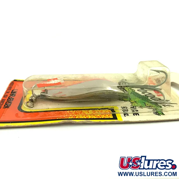 Krocodile Stubby Luhr Jensen Cucharilla, Red / Nickel, 18g, Vintage, #6053