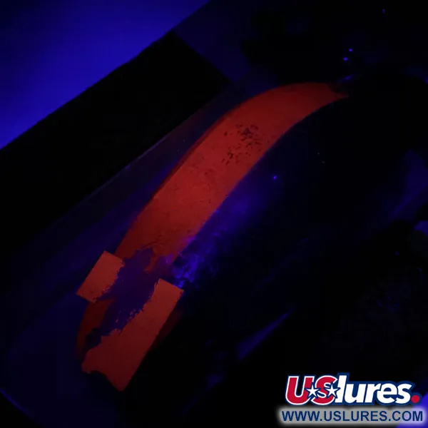 Krocodile Stubby Luhr Jensen Cucharilla, Red / Nickel, 18g, Vintage, #6053