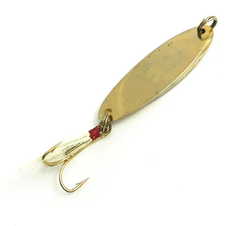 Weber MrChamp Cucharilla, Dorado, 14g, Triple con Plumas, #6068