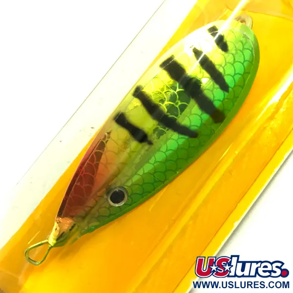 Johnson Weedless Silver Minnow Cucharilla, Fire Tiger/Níquel, 14g, #6308