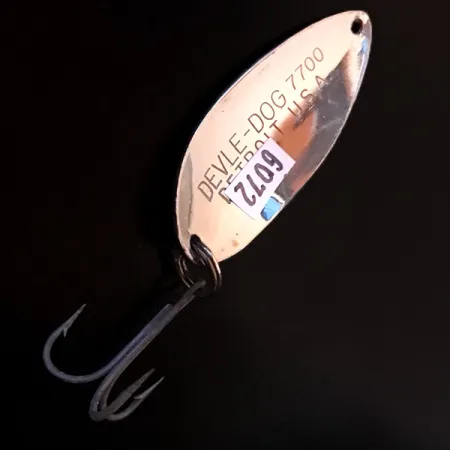 Eppinger Dardevle Devle Dog 7700 Cucharilla, Níquel/Azul, 14g, #6072