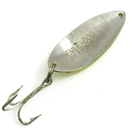 Eppinger Dardevle Devle Dog 7700 UV, Amarillo/Rojo, 14g, Cuchara, #6075