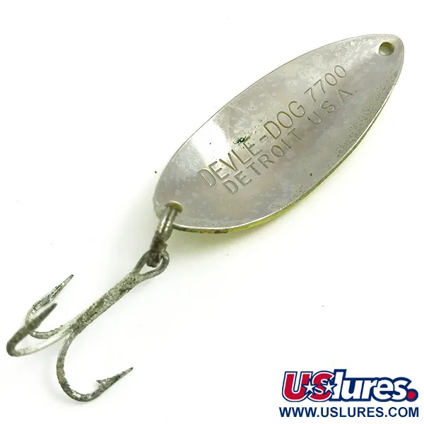 Eppinger Dardevle Devle Dog 7700 UV, Amarillo/Rojo, 14g, Cuchara, #6075