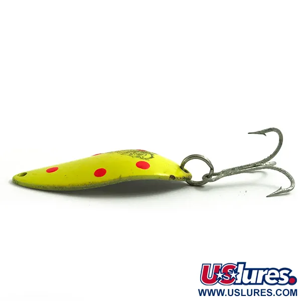 Eppinger Dardevle Devle Dog 7700 UV, Amarillo/Rojo, 14g, Cuchara, #6075