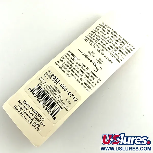 Luhr Jensen Fire Max Miracle 2 Spinner, Oro, 7g, Cámara cebo, #6083