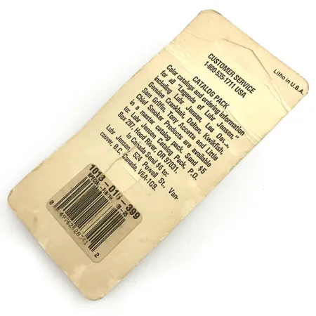 Luhr Jensen Krocodile Stubby UV Cucharilla, Níquel/Naranja/UV, 5g, #6085