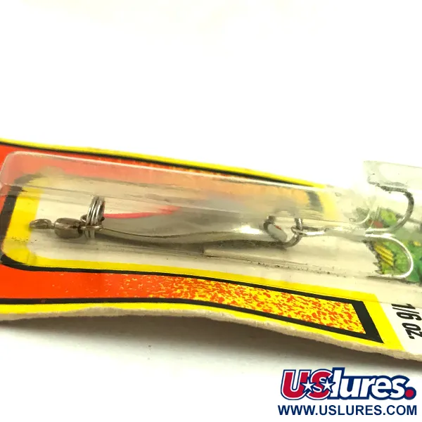 Luhr Jensen Krocodile Stubby UV Cucharilla, Níquel/Naranja/UV, 5g, #6085