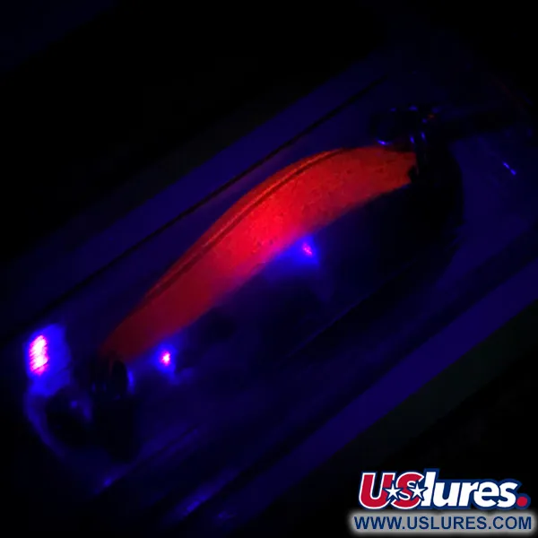Luhr Jensen Krocodile Stubby UV Cucharilla, Níquel/Naranja/UV, 5g, #6085