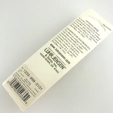 Cucharilla Luhr Jensen Krocodile Stubby, Oro/Rojo, 18g, Lance, #6086