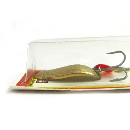 Cucharilla Luhr Jensen Krocodile Stubby, Oro/Rojo, 18g, Lance, #6086