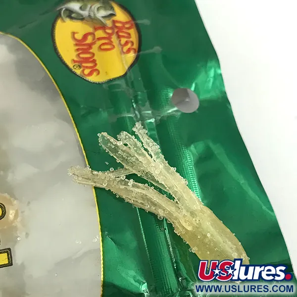 Bass Pro Shops Squermin' Squirts Tube, Blanco Glow, 3.5cm, Glow, #6094