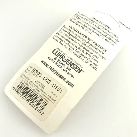 Luhr Jensen Loco 2 Cucharilla, Oro, 7g, Acabado martillado, #6100