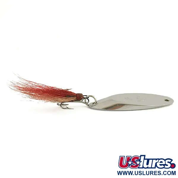 Weber MrChamp Cucharilla, Níquel, 21g, Anzuelo con plumas, #6130