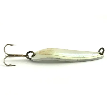 Luhr Jensen Krocodile Die #4 Cucharilla, Blanco/Rosa Verde Holo, 19g, #6131