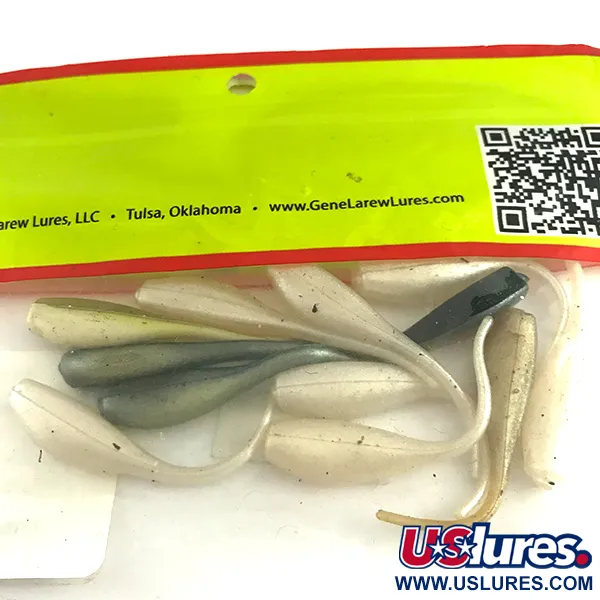 Bobby Garland Baby Shad Vinilo, Blanco/Gris/Verde, 5cm, UV, #6146