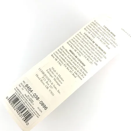 Luhr Jensen P.J.POP Popper madera, Plata / Negro, 17g, manual, #6151