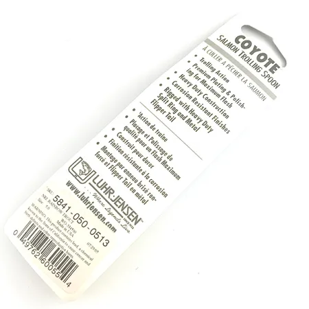 Luhr Jensen Coyote Spoon 5 Cucharilla, Trucha arcoíris, 17g, #6153