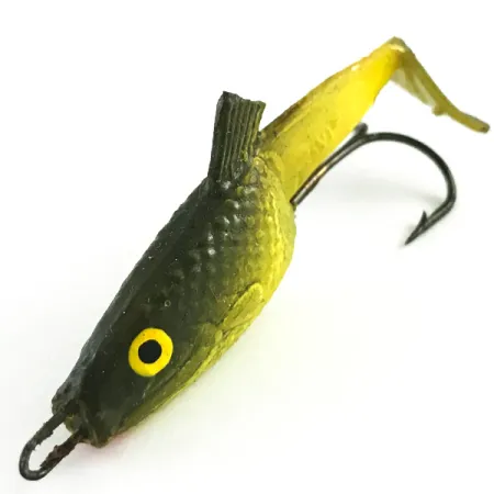 Vintage VIVIF Swim Bait, Amarillo, 6g, Señuelo Blando, Francia, #6166