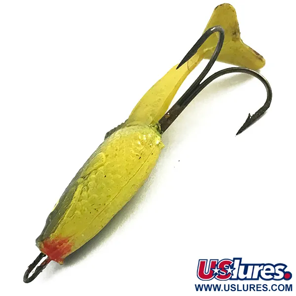 Vintage VIVIF Swim Bait, Amarillo, 6g, Señuelo Blando, Francia, #6166
