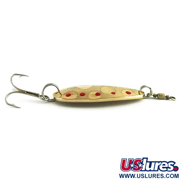 Acme Fish Hawk Cucharilla, Oro / Rojo, 10g, Textura martilleada, #6178