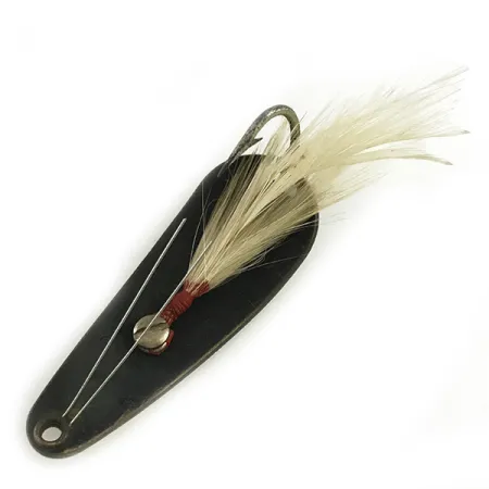 Weezel bait Rex Spoon Cucharilla, Latón / Negro, 12,5g, Anti-enganche, #6181