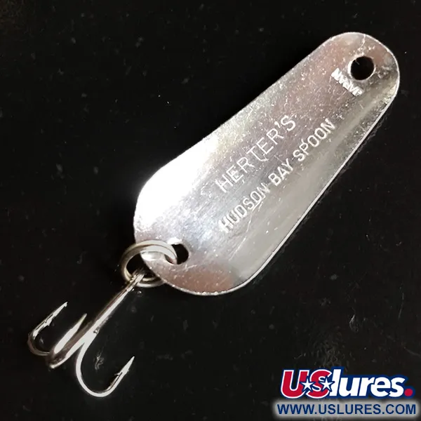 Herter's Hudson bay spoon Cucharilla, Rojo/Blanco/Níquel, 7g, #6191