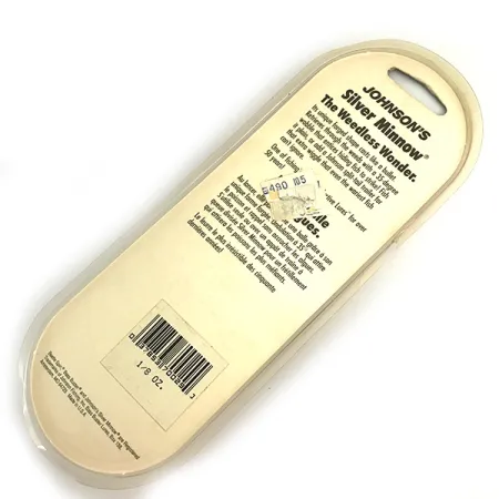 Johnson Silver Minnow Cucharilla Anti-algas, Verde/Naranja/Níquel, #6193