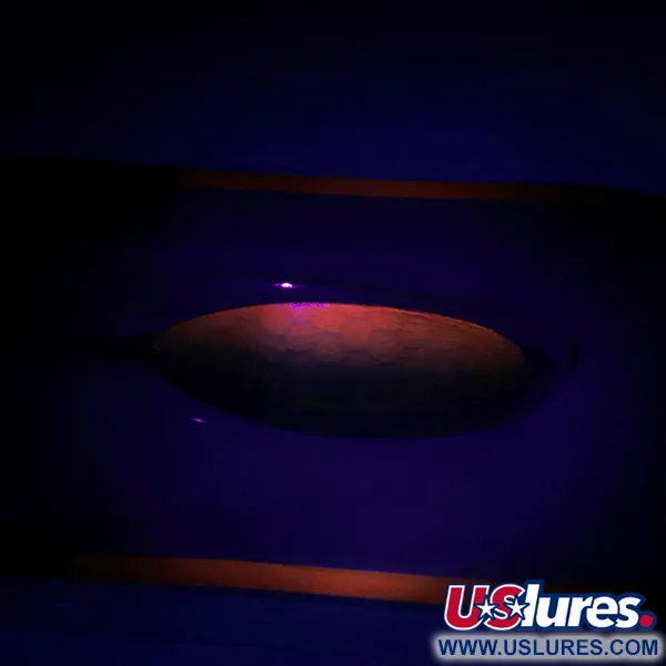 Johnson Silver Minnow Cucharilla Anti-algas, Verde/Naranja/Níquel, #6193