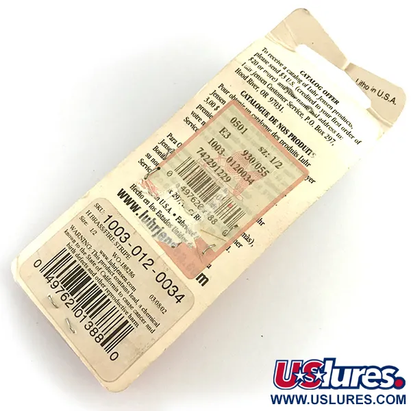 Luhr Jensen Krocodile Die #4 Cucharilla, Níquel, 14g, Distancia, #6194