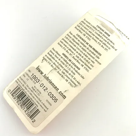 Luhr Jensen Krocodile Die #4 UV Cucharilla, Níquel/Rojo, 14g, UV, #6195