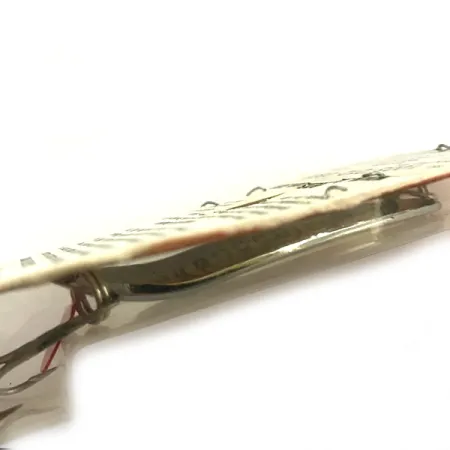 Luhr Jensen Krocodile Die #4 UV Cucharilla, Níquel/Rojo, 14g, UV, #6195