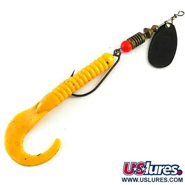 Mepps Black Fury Combo Killer 2 Cucharilla, Negro/Amarillo, 6.5g, #6218