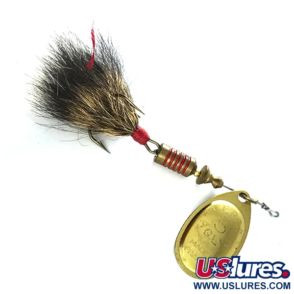 Mepps Aglia 3 Dressed - squirrel tail Cucharilla, Oro, 7.3g, #6227