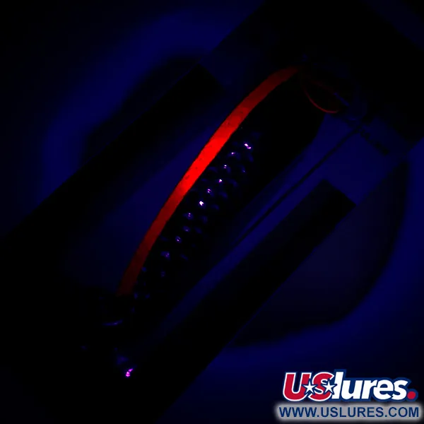 Luhr Jensen Krocodile Die #4 UV Cucharilla, Latón/UV Rojo, 14g, #6228