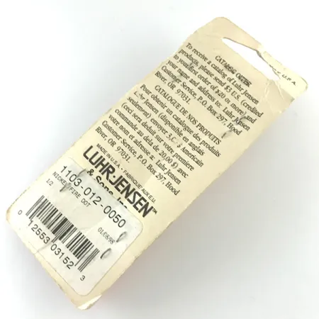 Luhr Jensen Les Davis Hotrod Cucharilla, Nickel/Red Dot UV, 14g, #6229